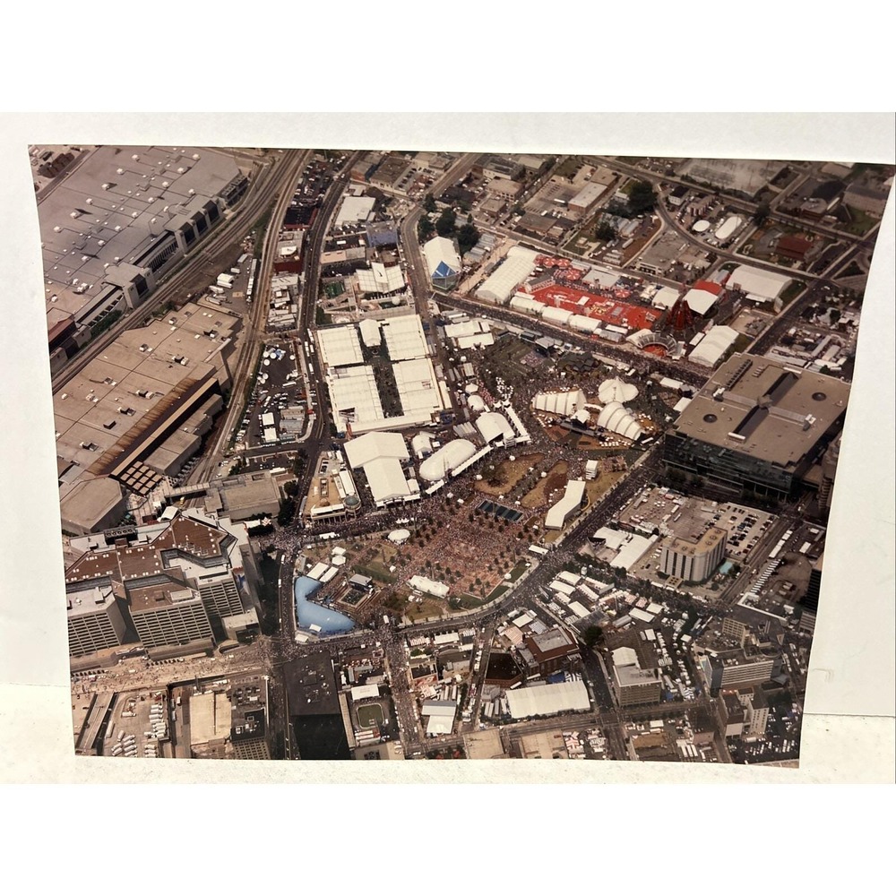 Rare VTG Atlanta Centennial Olympics 1996 Ephemera Aerial Photography Of Venue